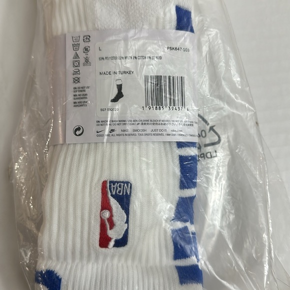 Nike NBA Socks with tag PSK647-103 - Picture 1 of 3